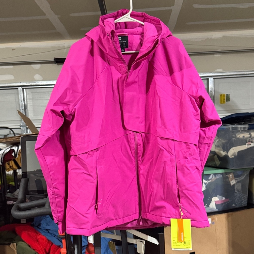 All in Motion Women's Pink Puffer Jacket